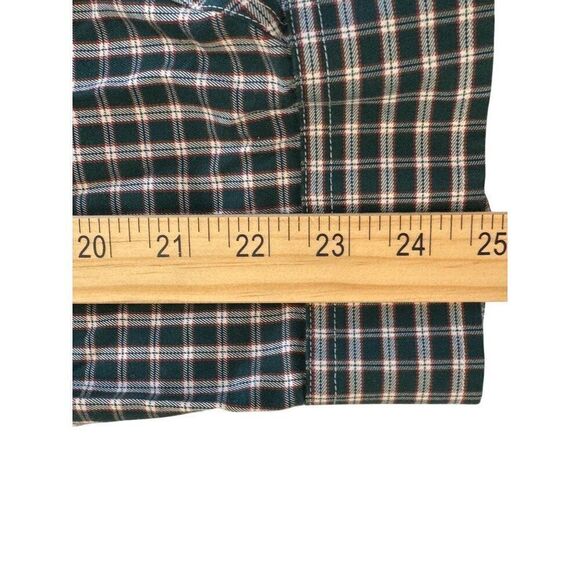 L.L. Bean Classic Green Plaid Button-Down Shirt Sz XL Traditional Fit EUC - Picture 8 of 13